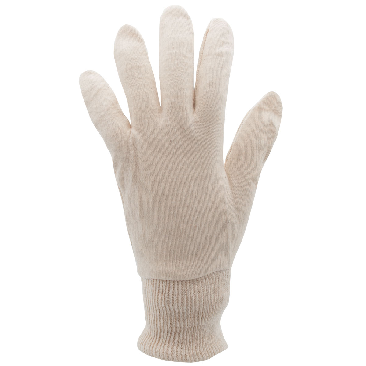 1C523 Baumwoll-Köper-Handschuh, Strickbund
