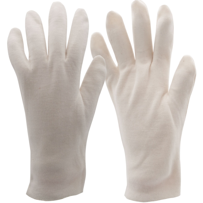 Baumwoll-Handschuh, ungesäumt