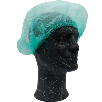 Vlieshaube, Barettform, PP, 58 cm,  Spenderkarton